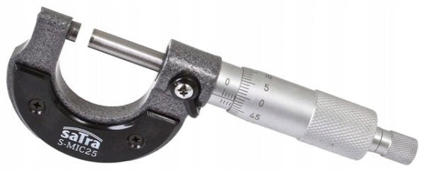 MICROMETER 0-25 mm SATRA S-MIC25 Manufacturer code S-MIC25