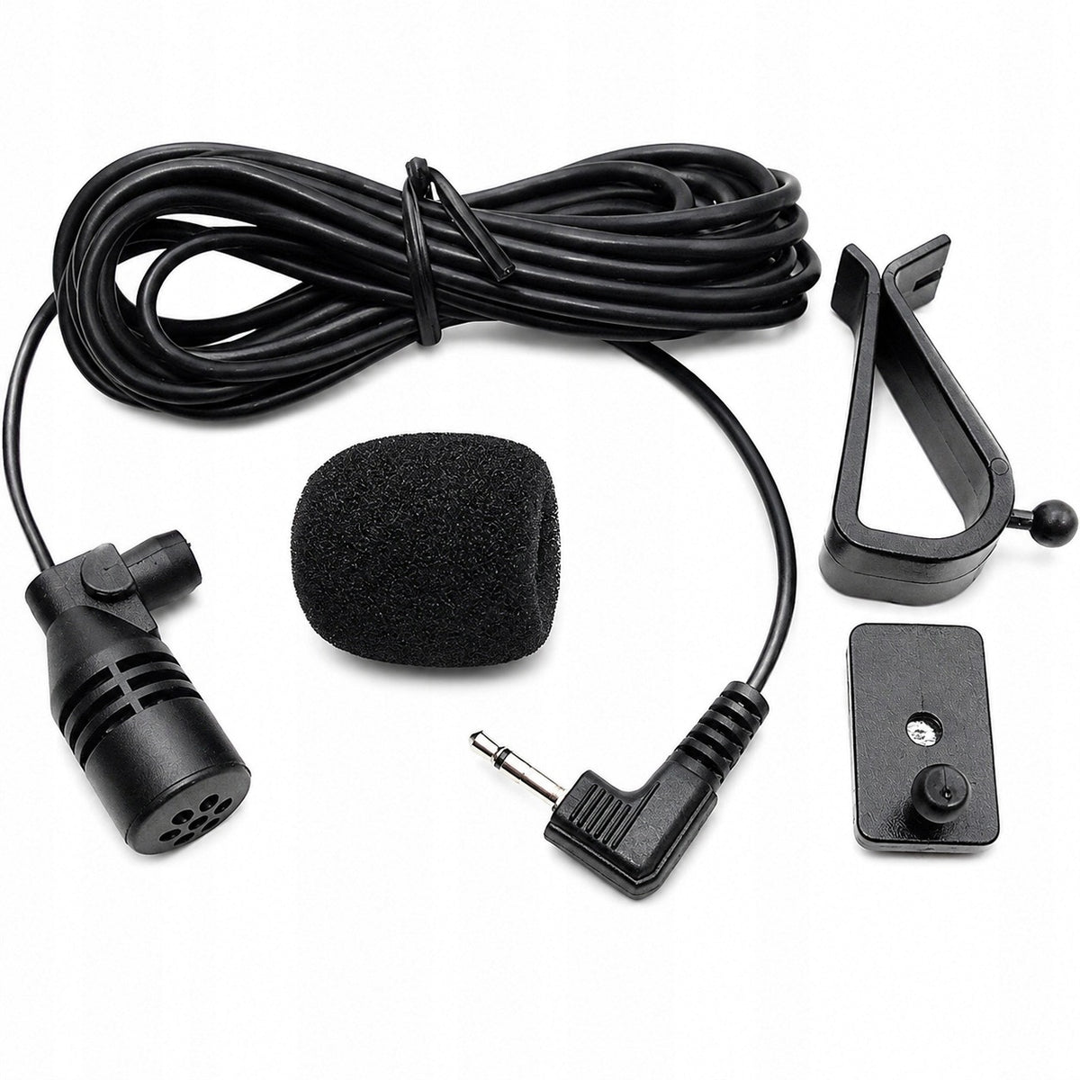 MICROPHONE FOR RADIO/GPS/DVD CAR WITH CLIP/TAPE PLUG 2,5mm CABLE 1 m