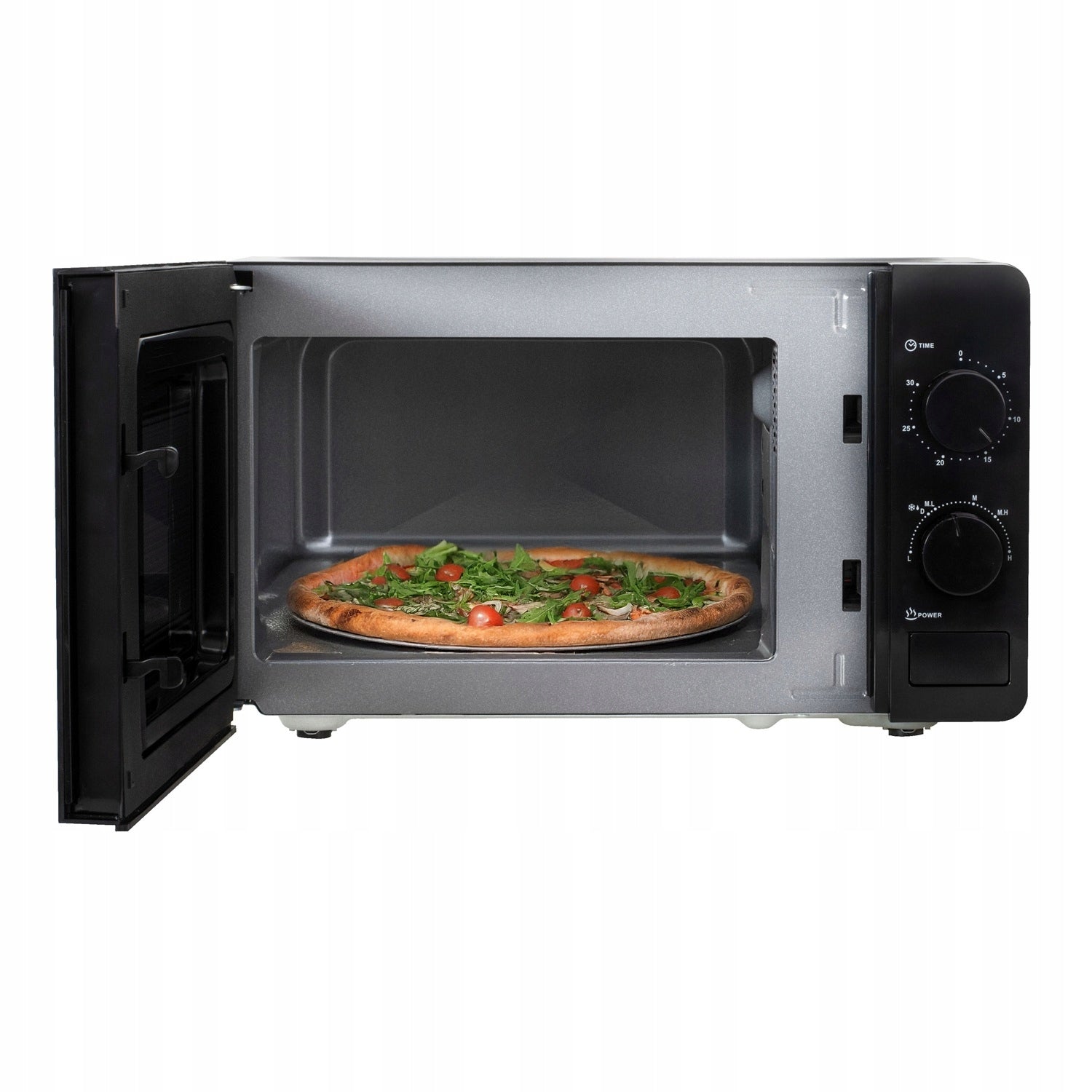 MICROWAVE OVEN MICROWAVE 20L POWER 700W BLACK FREESTANDING TIMER Packaging status original