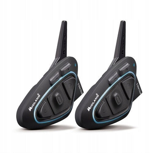 MIDLAND BTX2 PRO S LR TWIN PACK HI-FI MOTORCYCLE INTERCOM Charging time 2 h