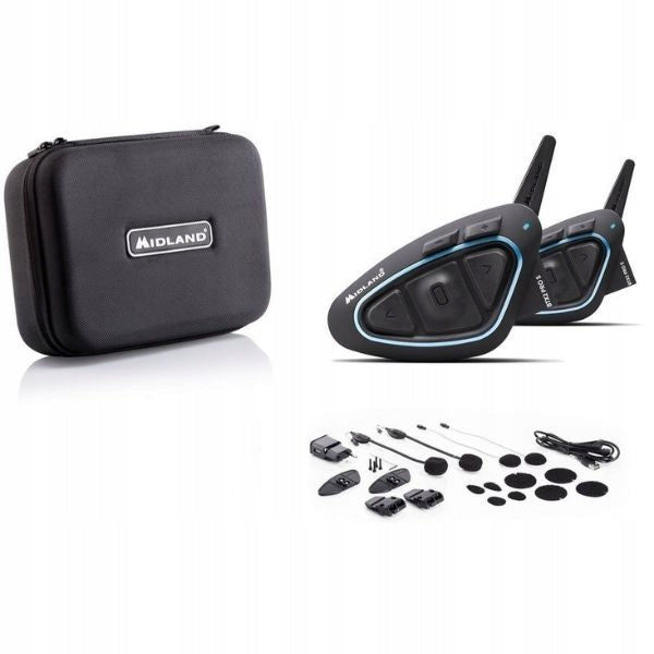 MIDLAND BTX2 PRO S LR TWIN PACK HI-FI MOTORCYCLE INTERCOM