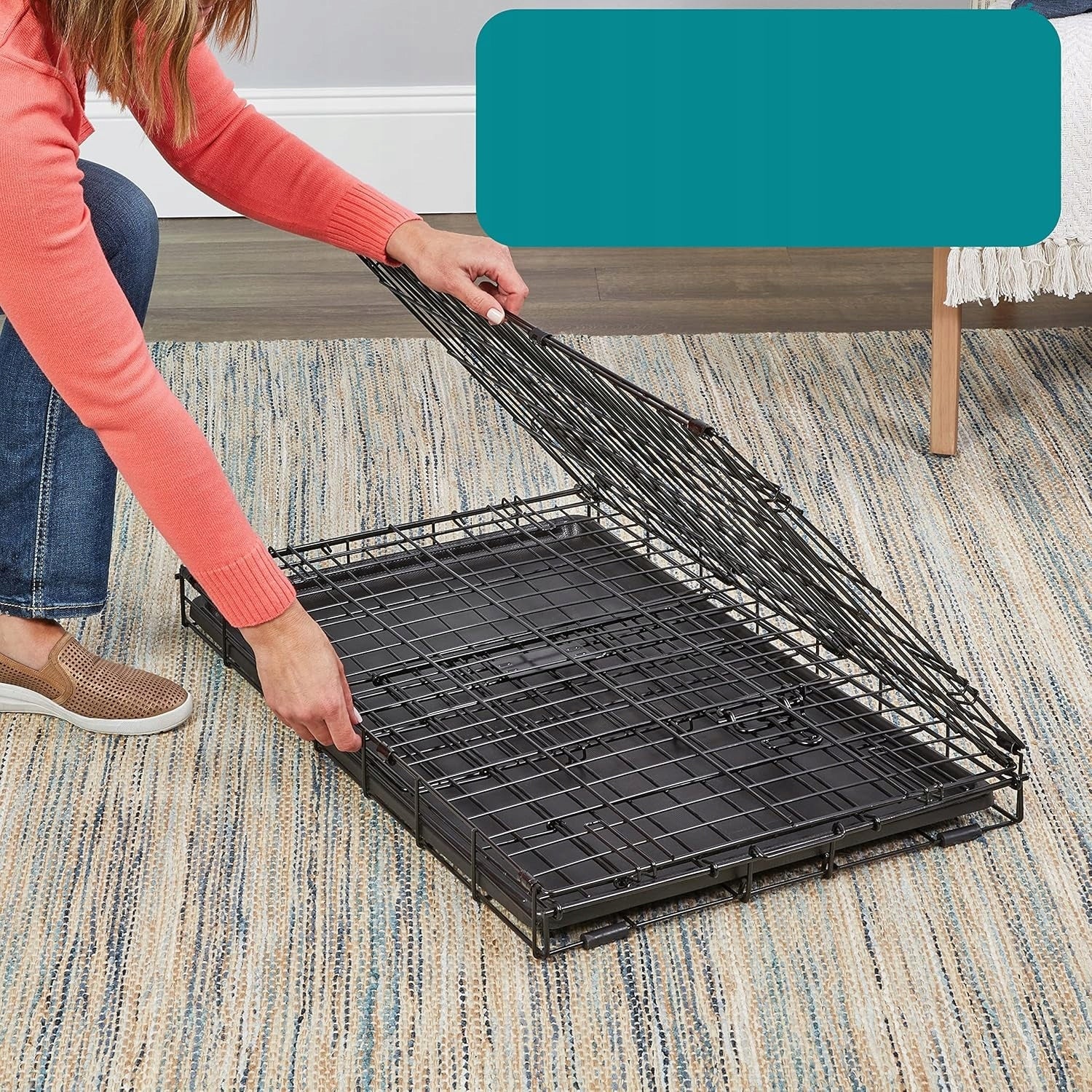 MIDWEST METAL KENNEL CAGE PLAYPEN TRANSPORTER FOR DOG 47x33x36 CM Brand MidWest