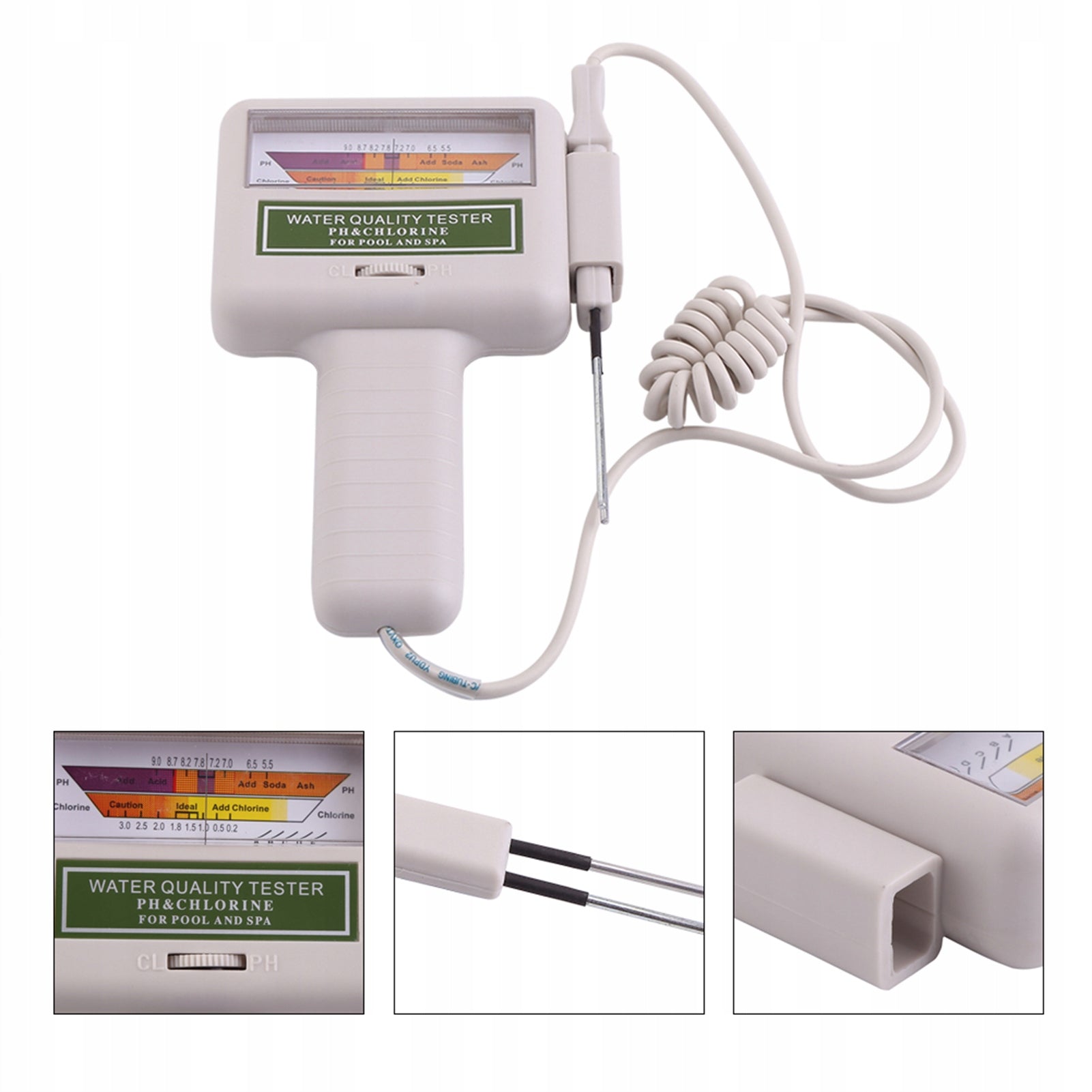MIERNIK CHLORU I PH WODY DO BASENU TEST TESTER PASKI DO KALIBRACJI GRATIS Manufacturer code QCVDJ6830