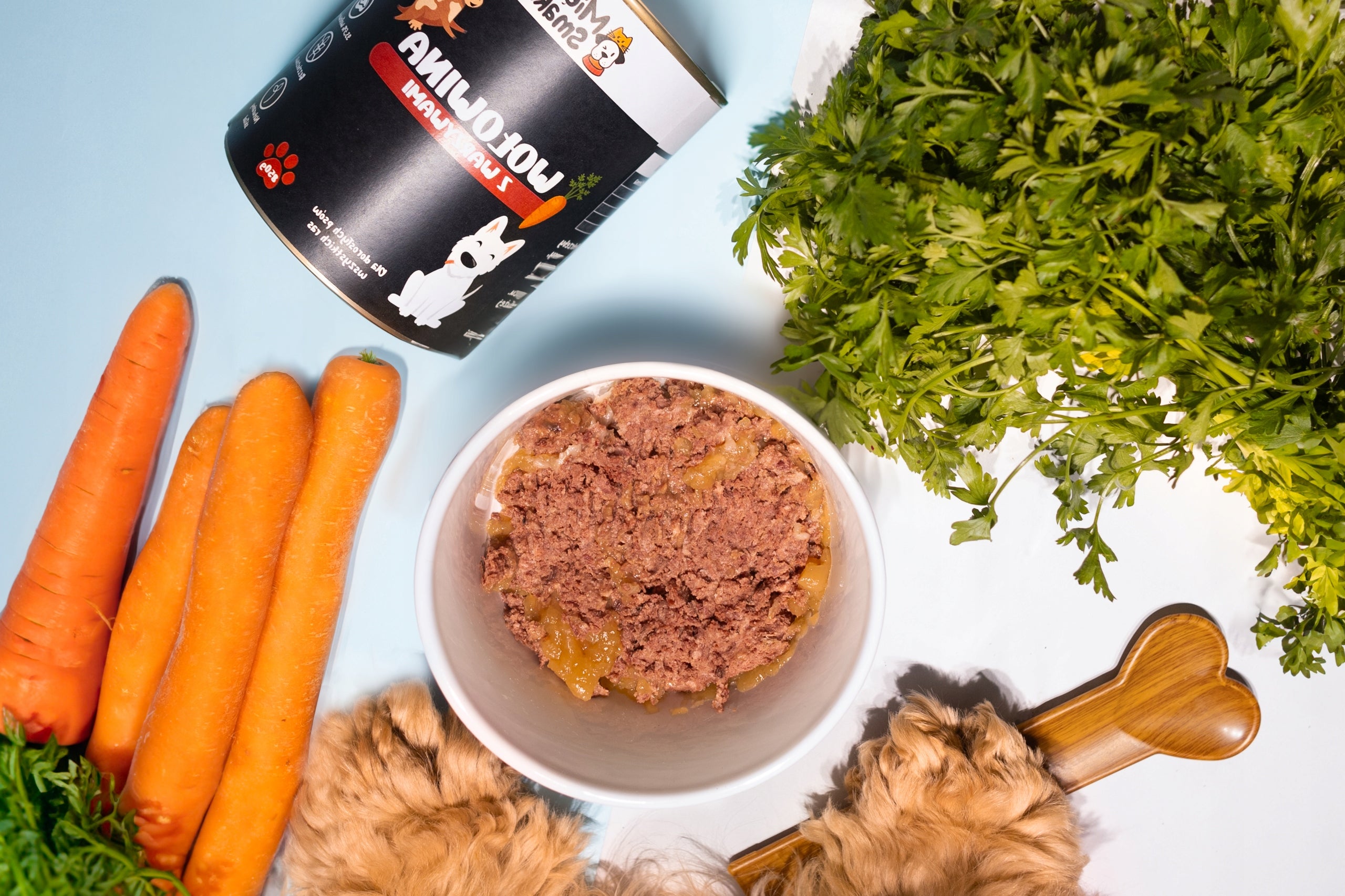 MIĘSNE SMAKI- WET DOG FOOD- BEEF WITH VEGETABLES 850g Trade name other