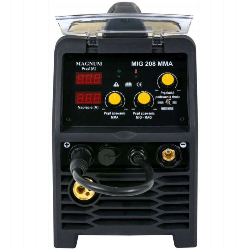 MIG/MAG MMA TIG 200A inverter welder Magnum MIG 208 MMA NV IGBT set Brand Magnum
