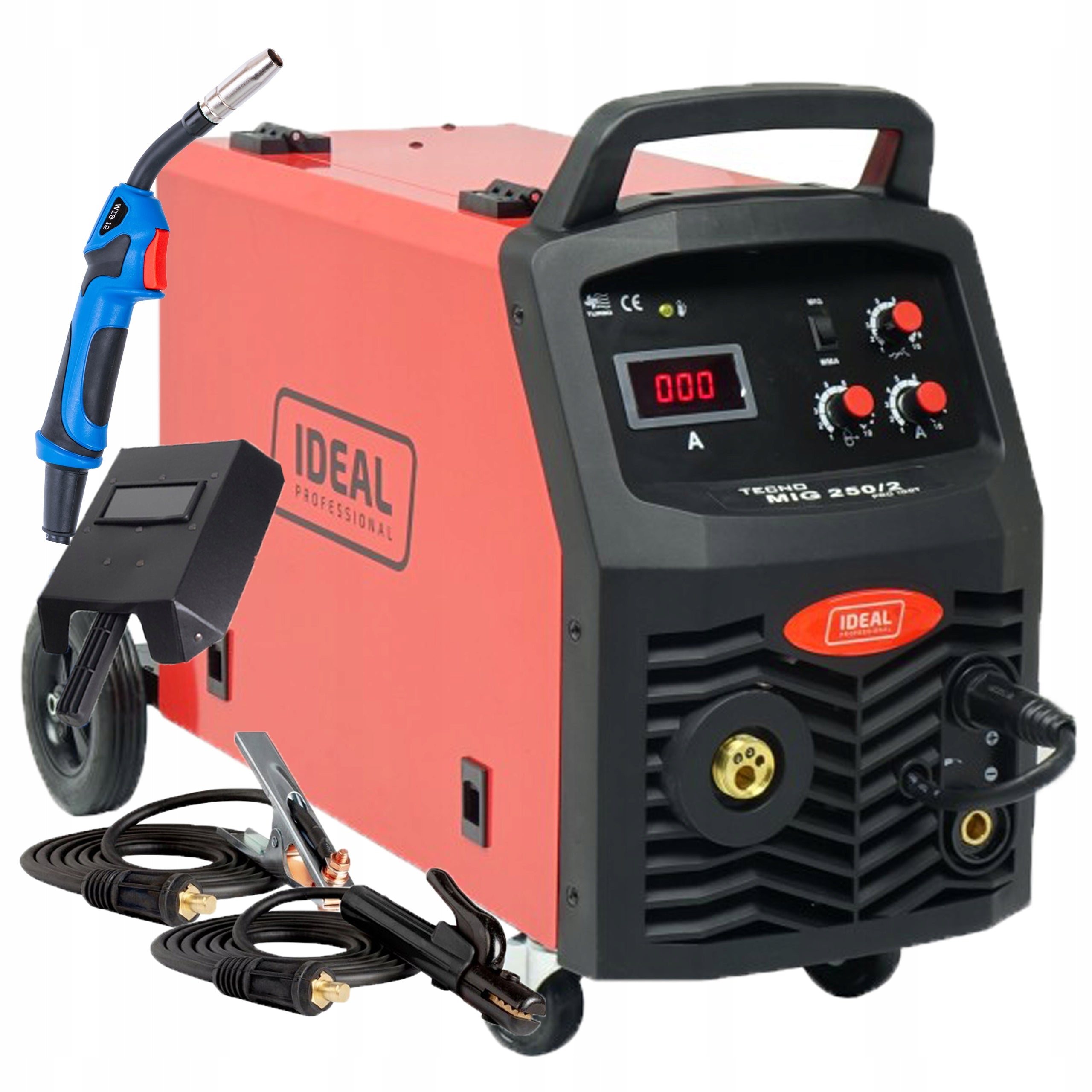 MIG MAG Migomat Ideal 250A 230v/400v TIG LIFT 3IN1 TECNO MIG 250/2