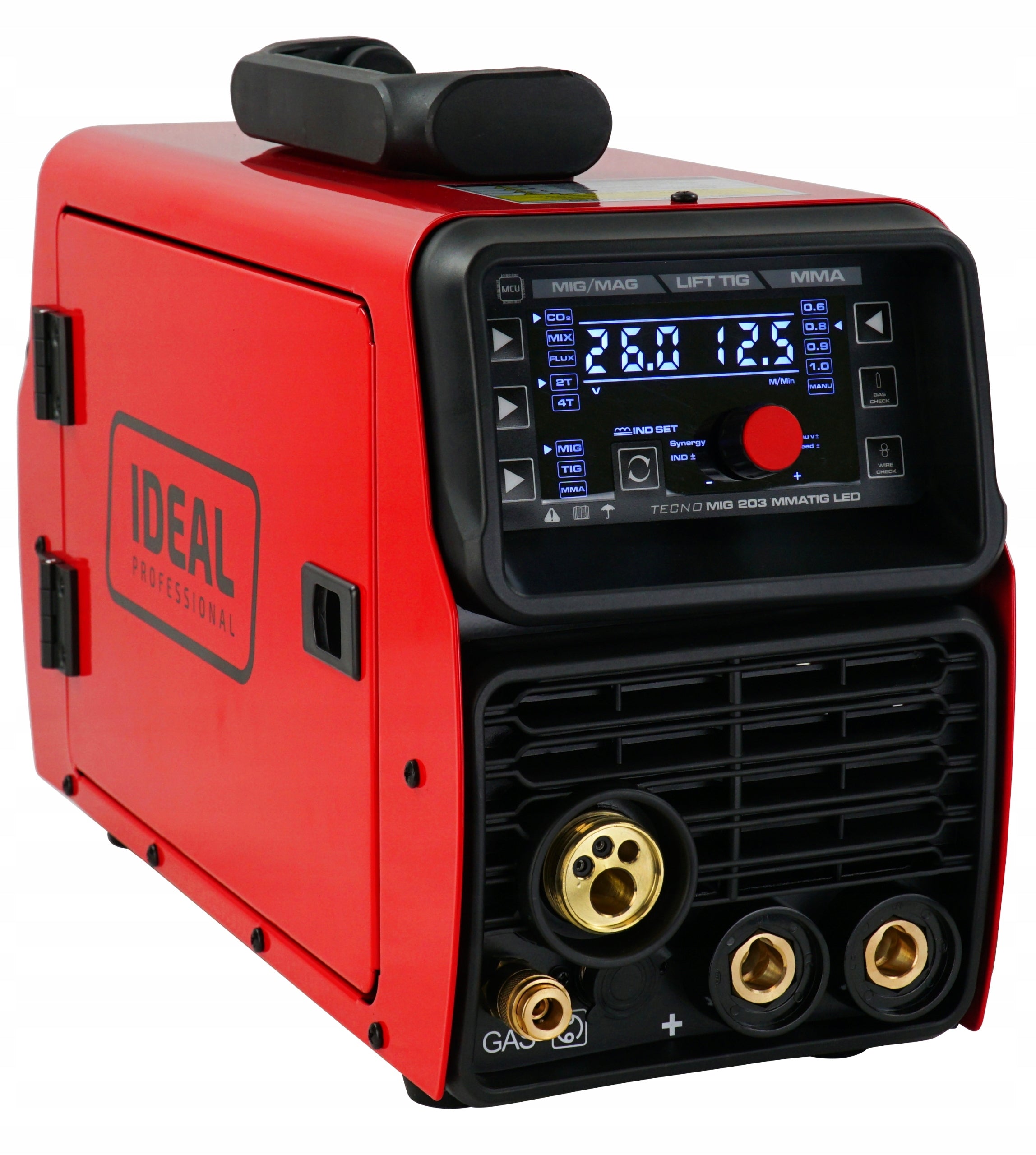 MIGOMAT IDEAL TECNO MIG 200A Synergy CuSi3 MIG TIG Lift IGBT 230V Brand IDEAL