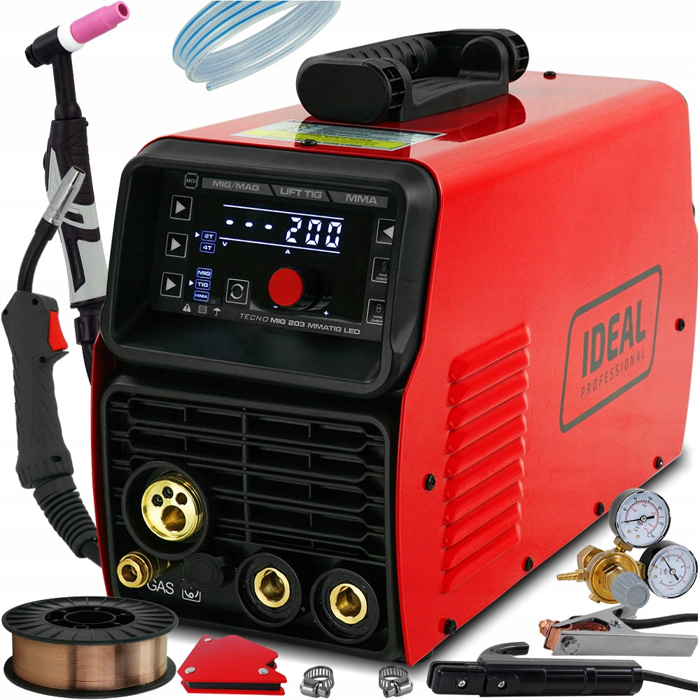 MIGOMAT IDEAL TECNO MIG 200A Synergy CuSi3 MIG TIG Lift IGBT 230V