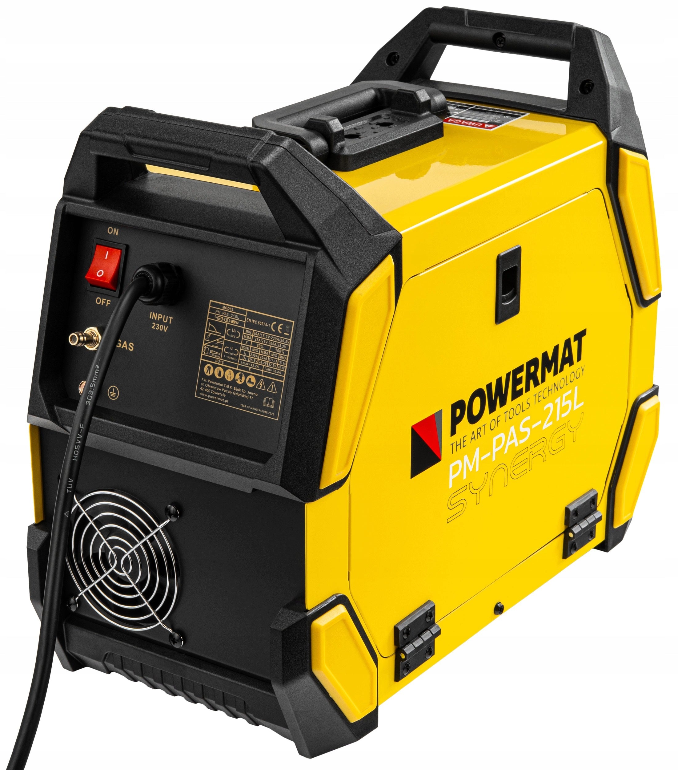 MIGOMAT INVERTER WELDING MACHINE FOR ALUMINIUM 215A MIG/MAG MMA TIG LIFT PM1555 Manufacturer code PM1555