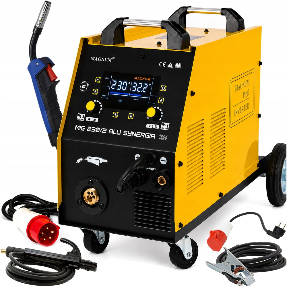 MIGOMAT MAGNUM MIG 230/2 Alu Synergy 230V 400V MAG TIG MMA SPOT