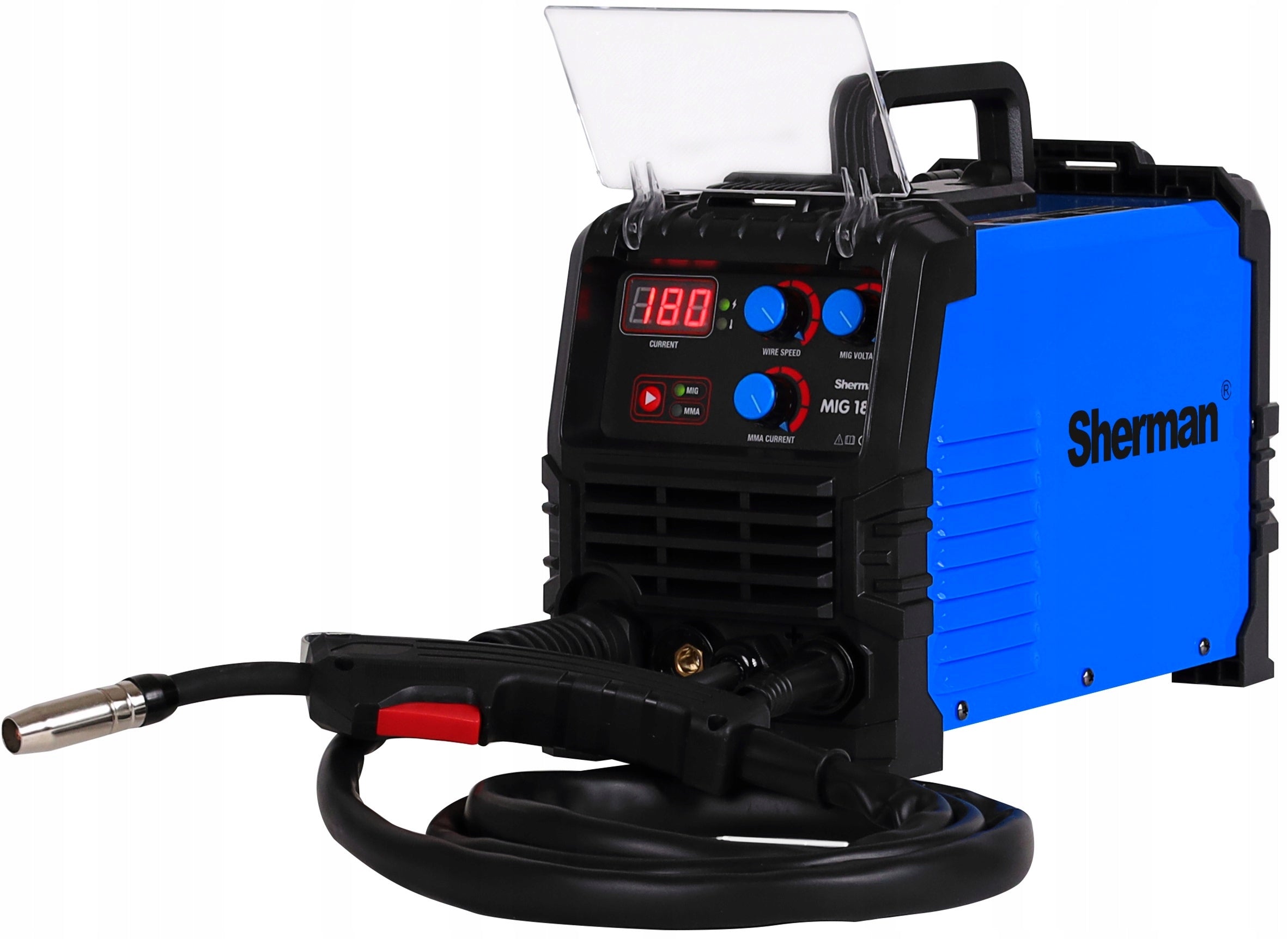 MIGOMAT SHERMAN 180 FL MMA MIG MAG TIG 230V 6KG Brand Sherman