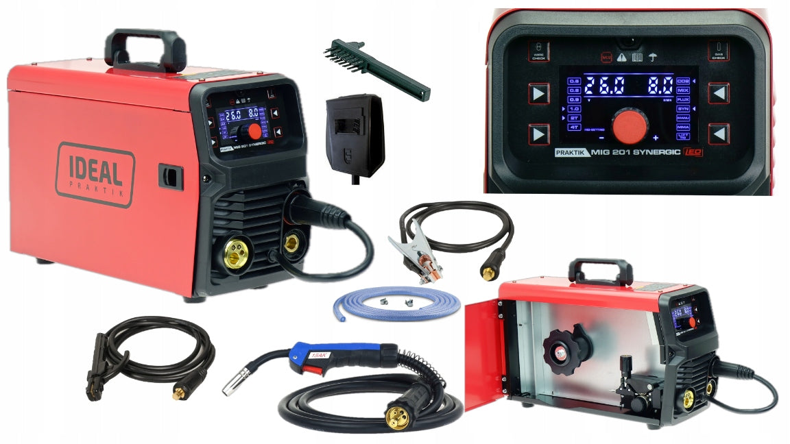 MIGOMAT Semi-automatic welder IDEAL PRAKTIK MIG 201 SYNERGY MIG/TIG/MMA