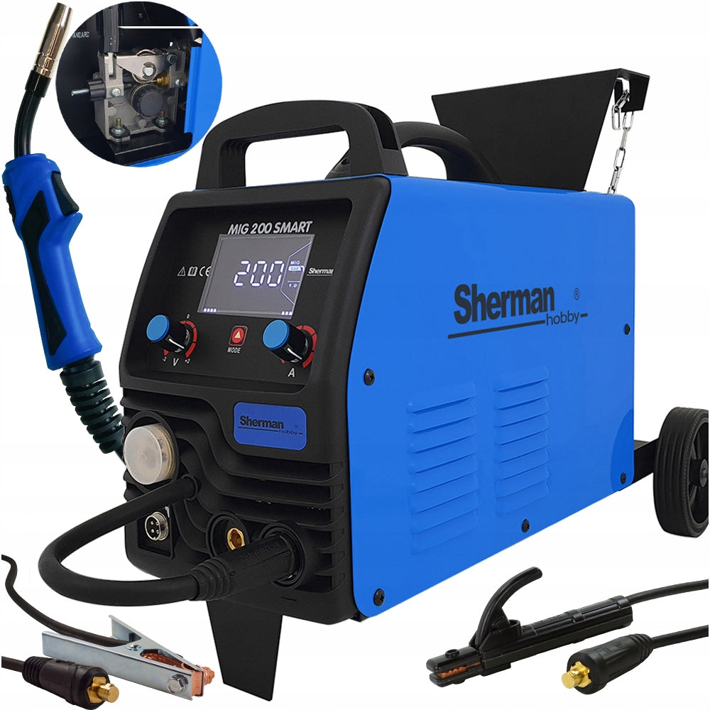 MIGOMAT Sherman MIG 200 A SMART V2 TIG MMA Synergy IGBT CHASSIS