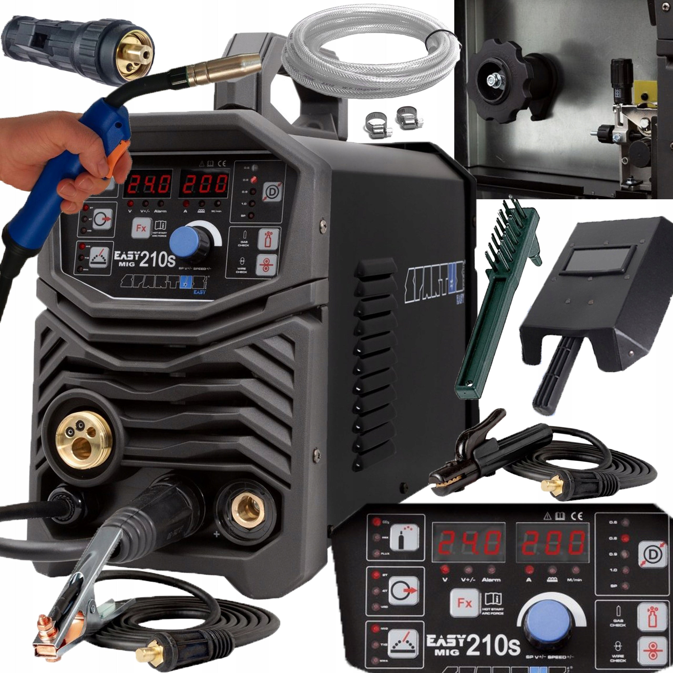 MIGOMAT Spartus EasyMig 210S Synergy 200A MMA TIG LIFT 3IN1