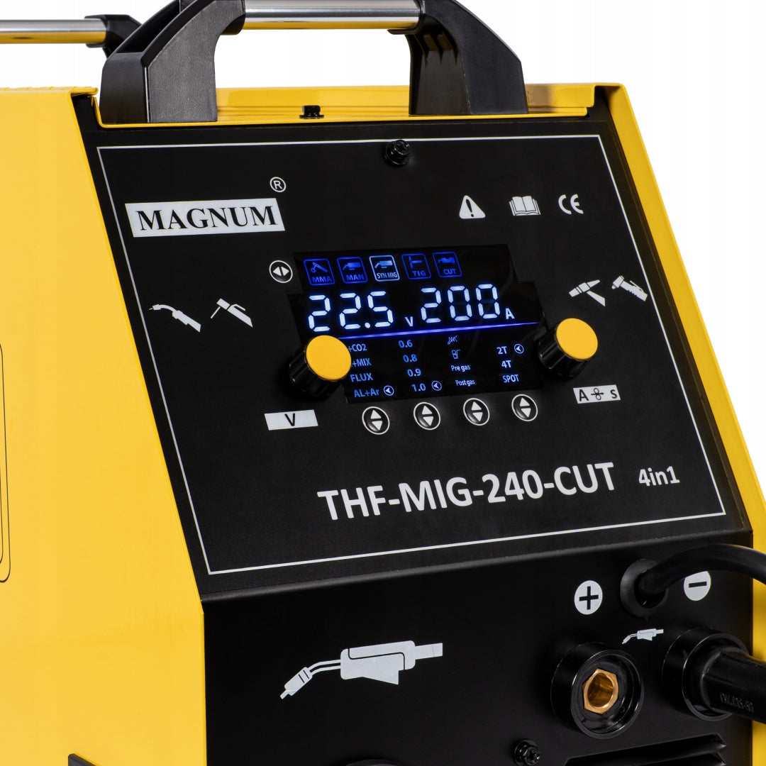MIGOMAT WELDER PLASMA TIG HF MIG MMA THF MIG 240CUT 4in1 MAGNUM Manufacturer code U I THF240MIG CUT