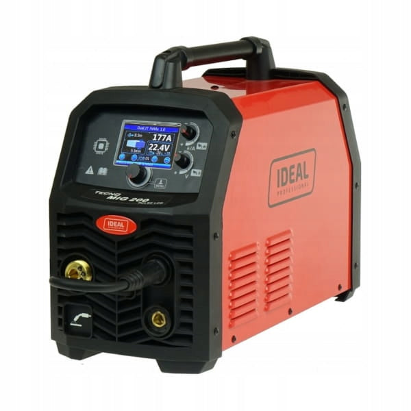 MIGOMAT WELDING MACHINE IDEAL TECNO MIG 200 PULSE LCD SYNERGY TIG MMA Brand IDEAL