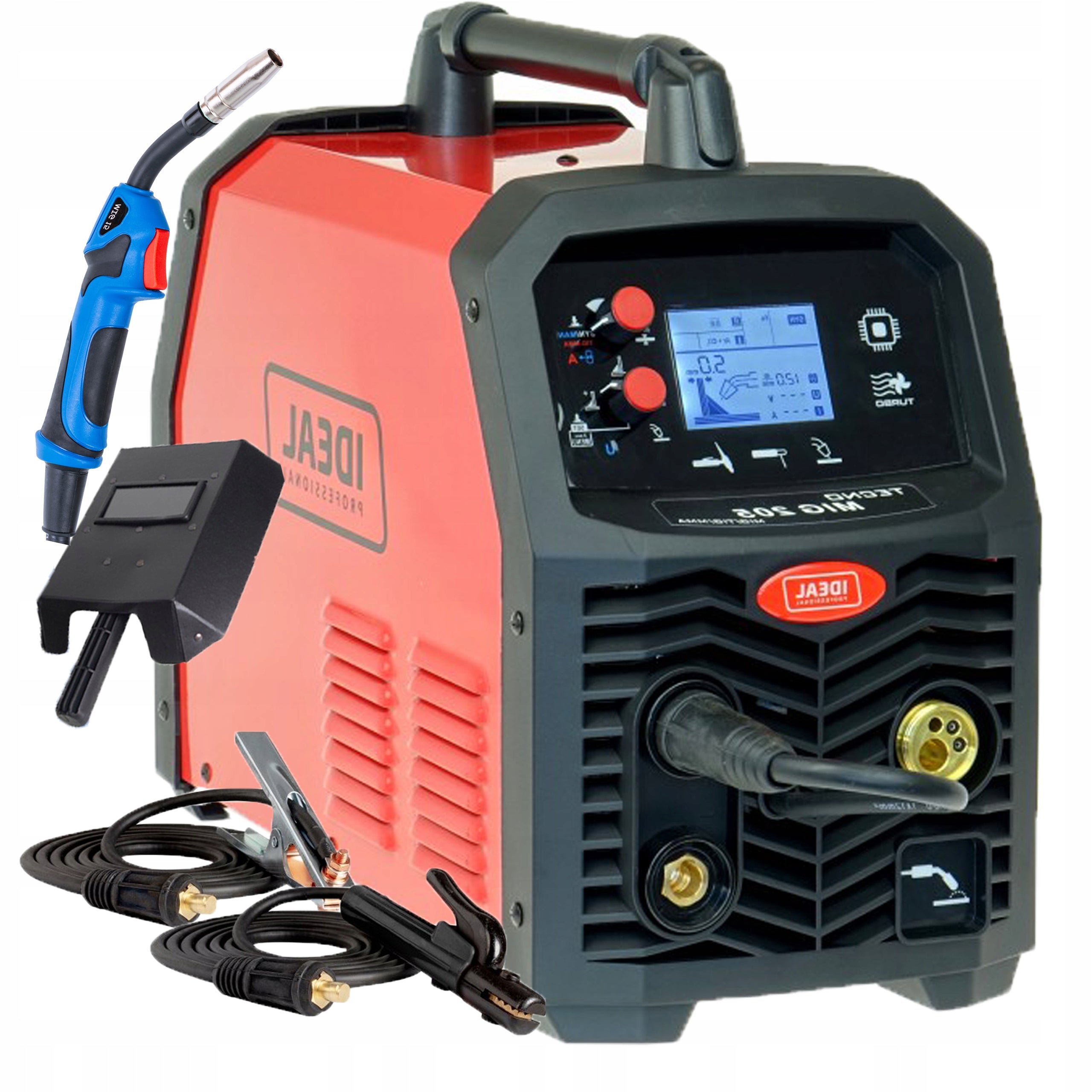 MIGOMAT WELDING MACHINE IDEAL TECNO MIG 205 200A MMA TIG 3IN1 SYNERGY SOLDERING Brand IDEAL