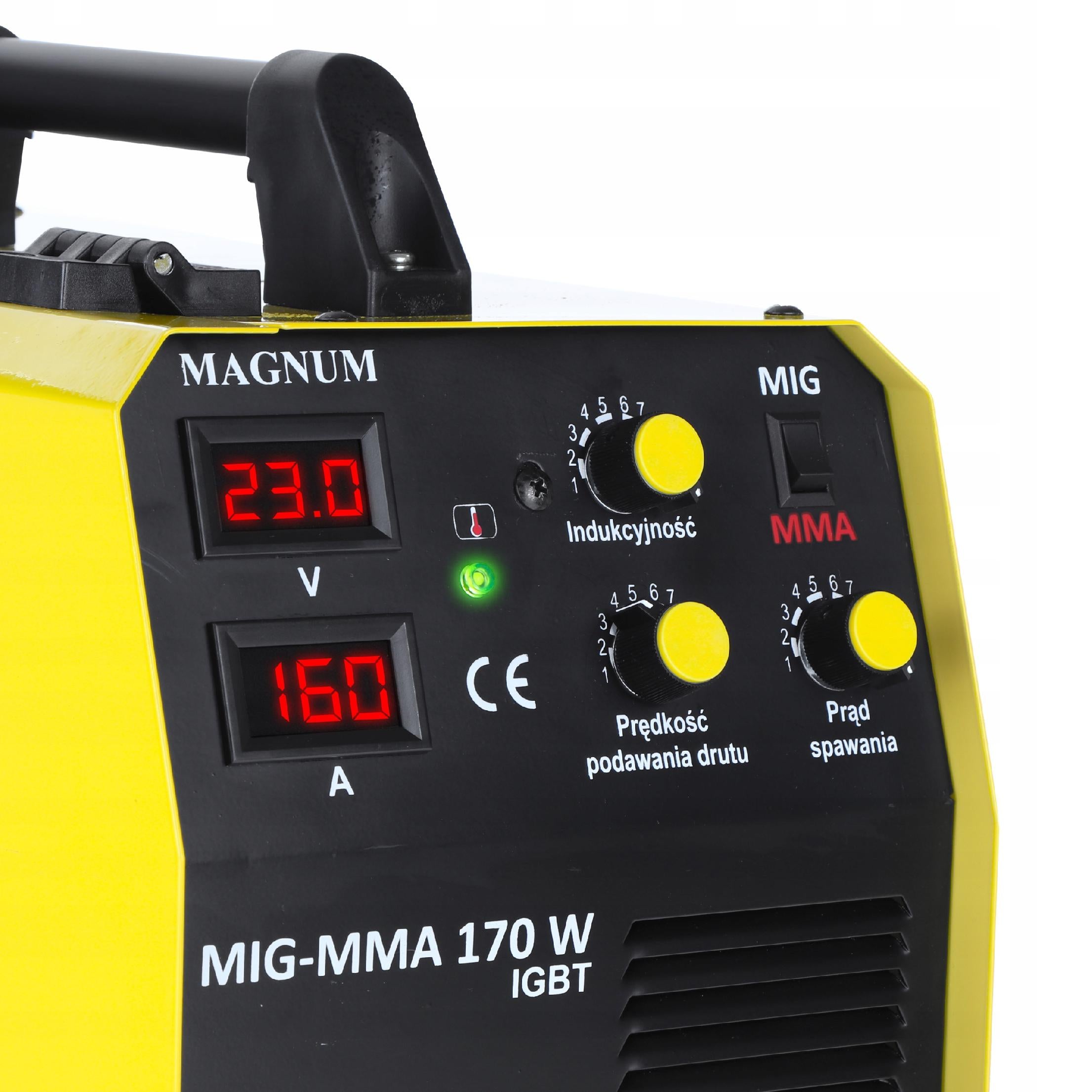 MIGOMAT WELDING MACHINE MAGNUM MIG 170W MMA MAG ALU IGBT 230V 30-160A SYNERGY Brand Magnum