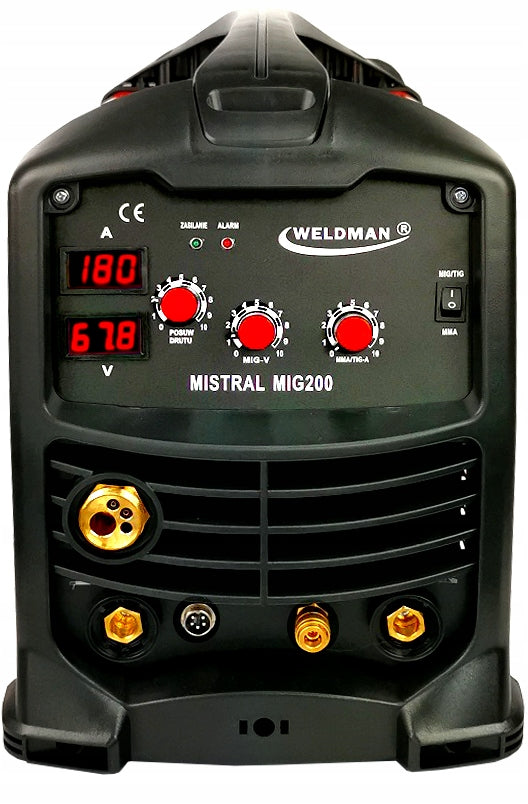 MIGOMAT WELDMAN MIG 200A 230V MMA TIG LIFT 3IN1 Brand Weldman