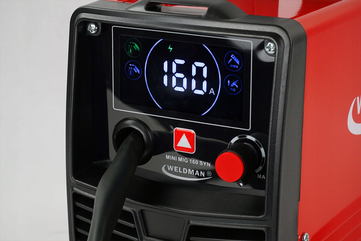 MIGOMAT semi-automatic welder without gas Weldman MIG 160 FCAW FLUX MMA synergy Manufacturer code 103128