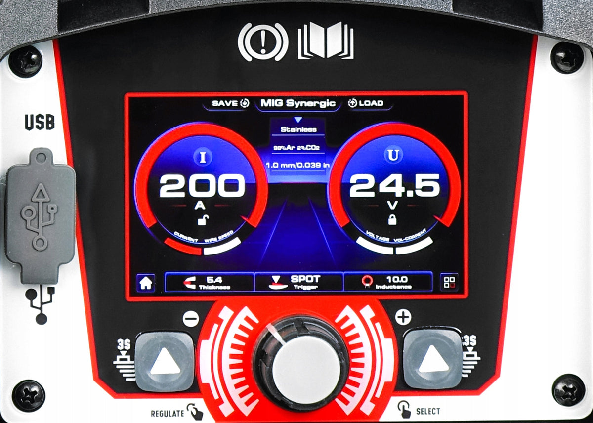MIGOMAT welding machine Ideal 200A MIG MAG MMA TIG DC Synergy 2T 4T 230V EAN (GTIN) 5904624039628
