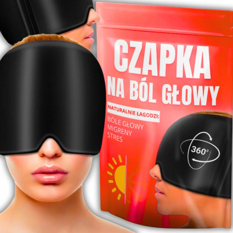 MIGRAINE-RELIEVING CAP HEADACHE GEL COMPRESS COOLING WRAP MASK Medical device no
