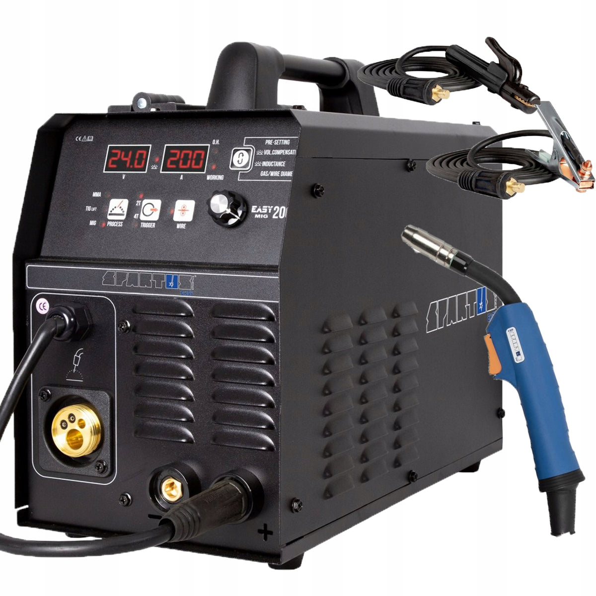 MIGomat Spartus EasyMig 200 Synergy 200A MMA TIG LIFT 3IN1 Brand Spartus