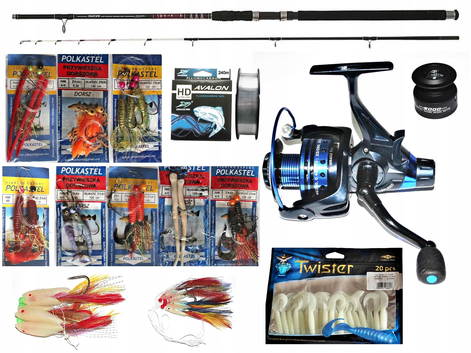 MIKADO SEA HEAVY PICKER 240/400GR. + ACCESSORIES.