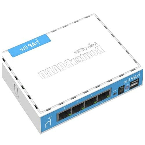 MIKROTIK HAP LITE WHITE ROUTER WIRELESS WIFI ACCESS POINT FOR HOME