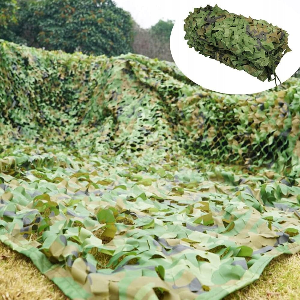 MILITARY GARDEN CAMOUFLAGE MASKING MESH 1,5x10M SHADING COVER Height 1.5 m