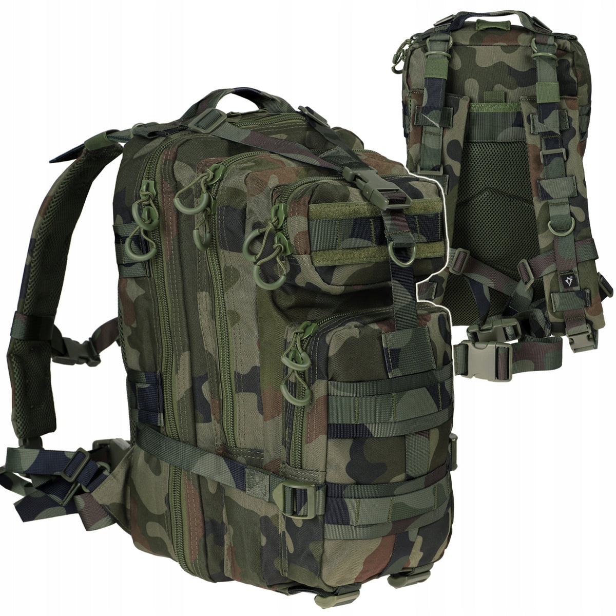 MILITARY TACTICAL BACKPACK DOMINATOR SHADOW MOLLE FULL WZ.93 PANTHER CAMO+GR