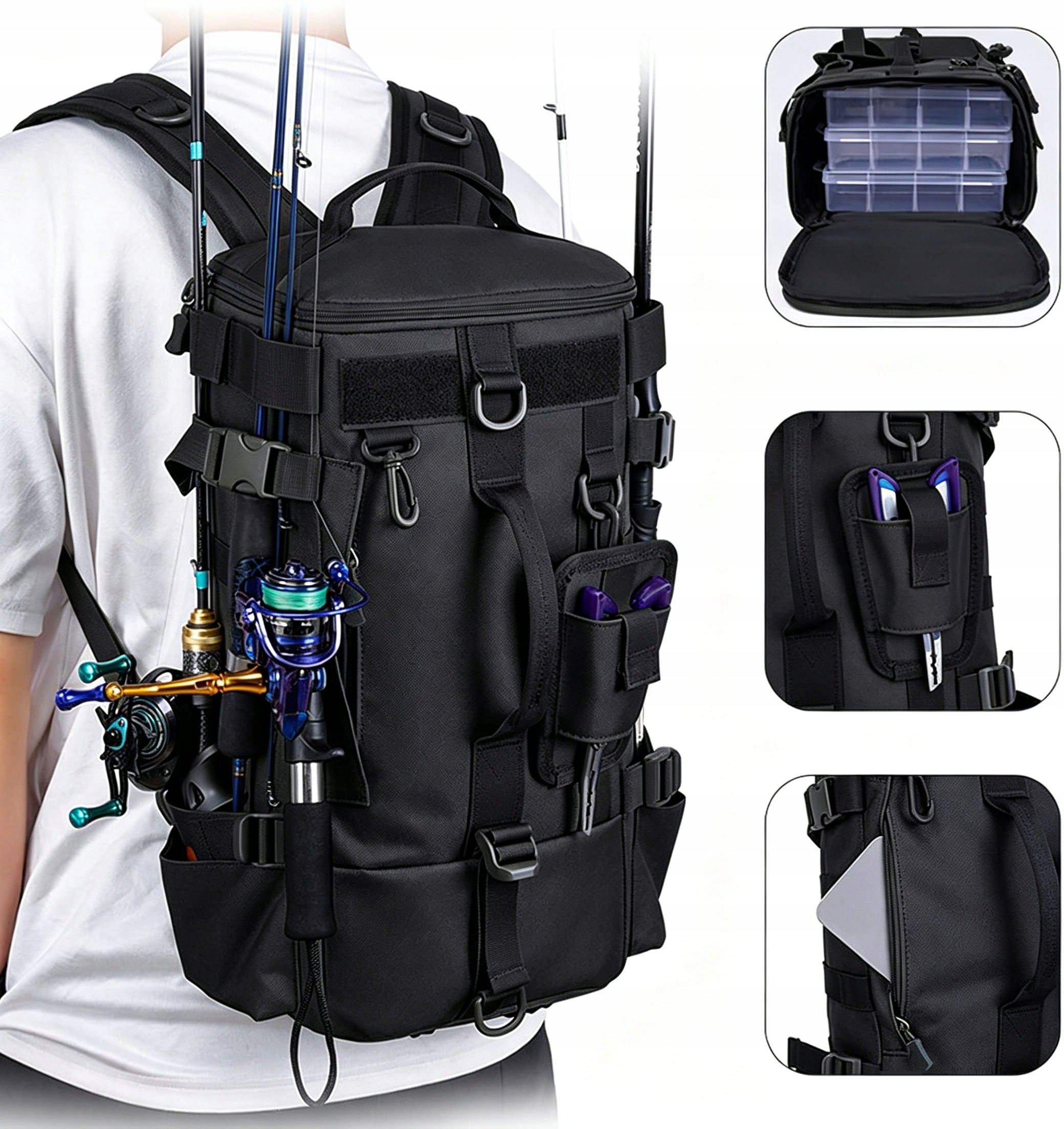 MILITARY TACTICAL HIKING BACKPACK 25L LARGE CAMPING BACKPACK WATER RESISTANT Brand no brand