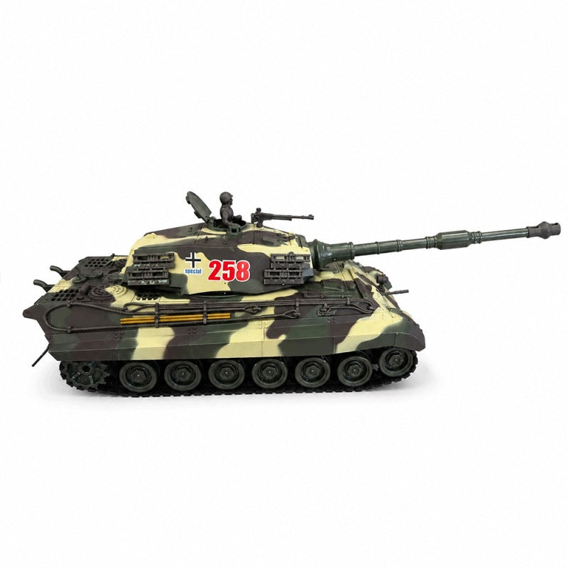 MILITARY TANK ON TRACKS REMOTE CONTROLLED REMOTE CONTROL BATTERY TOY Packaging status original