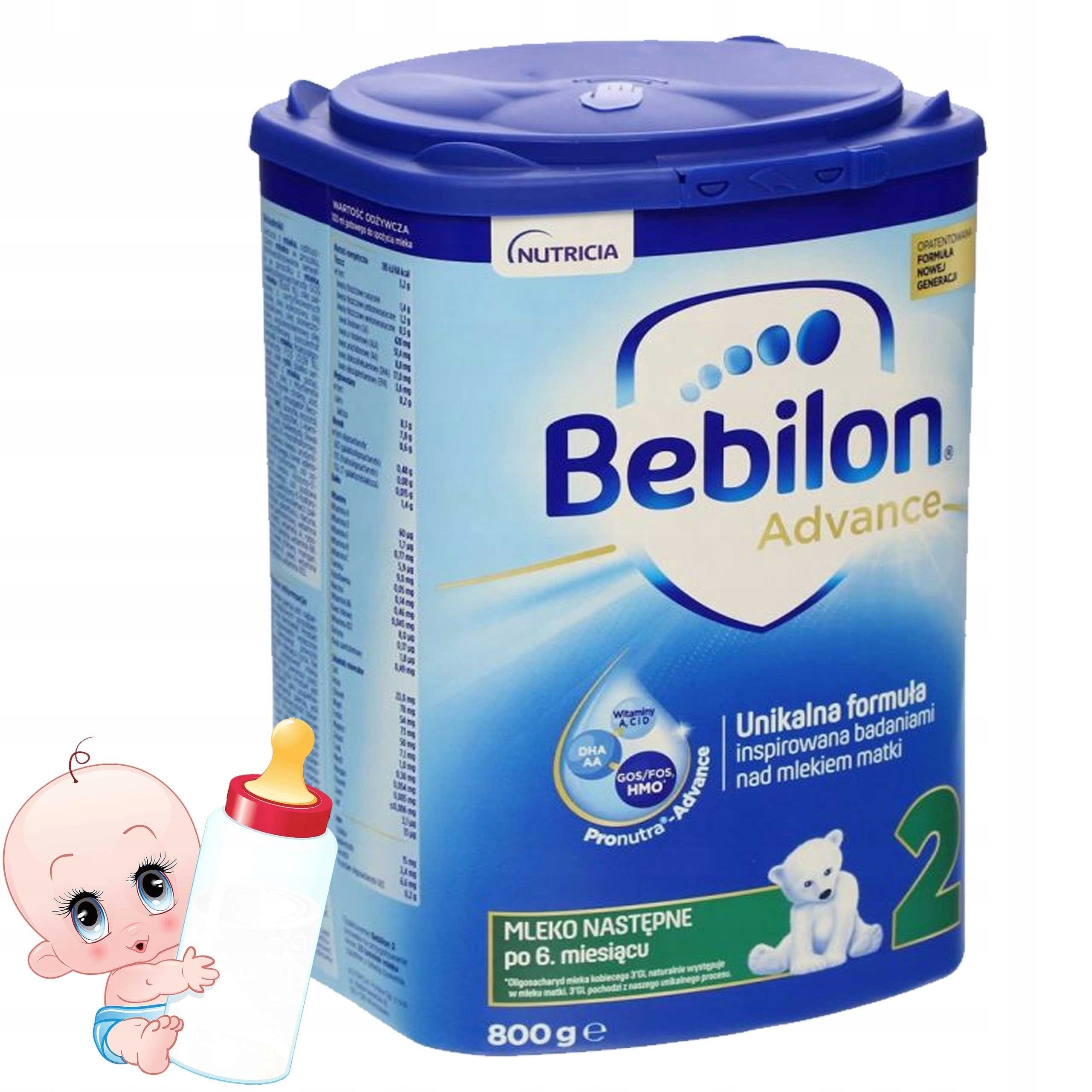 MILK AFTER 6 MONTHS NUTRICA BEBILON 2 ADWANCE PRONUTRA 800G