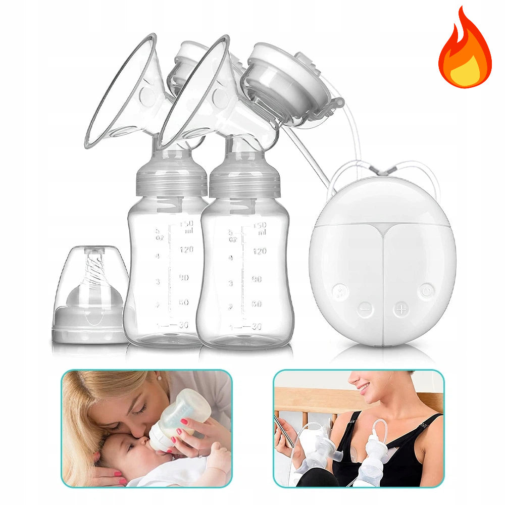 MILK EXTRACTION BREAST PUMP DOUBLE WIRELESS ELECTRIC BPA FREE USB