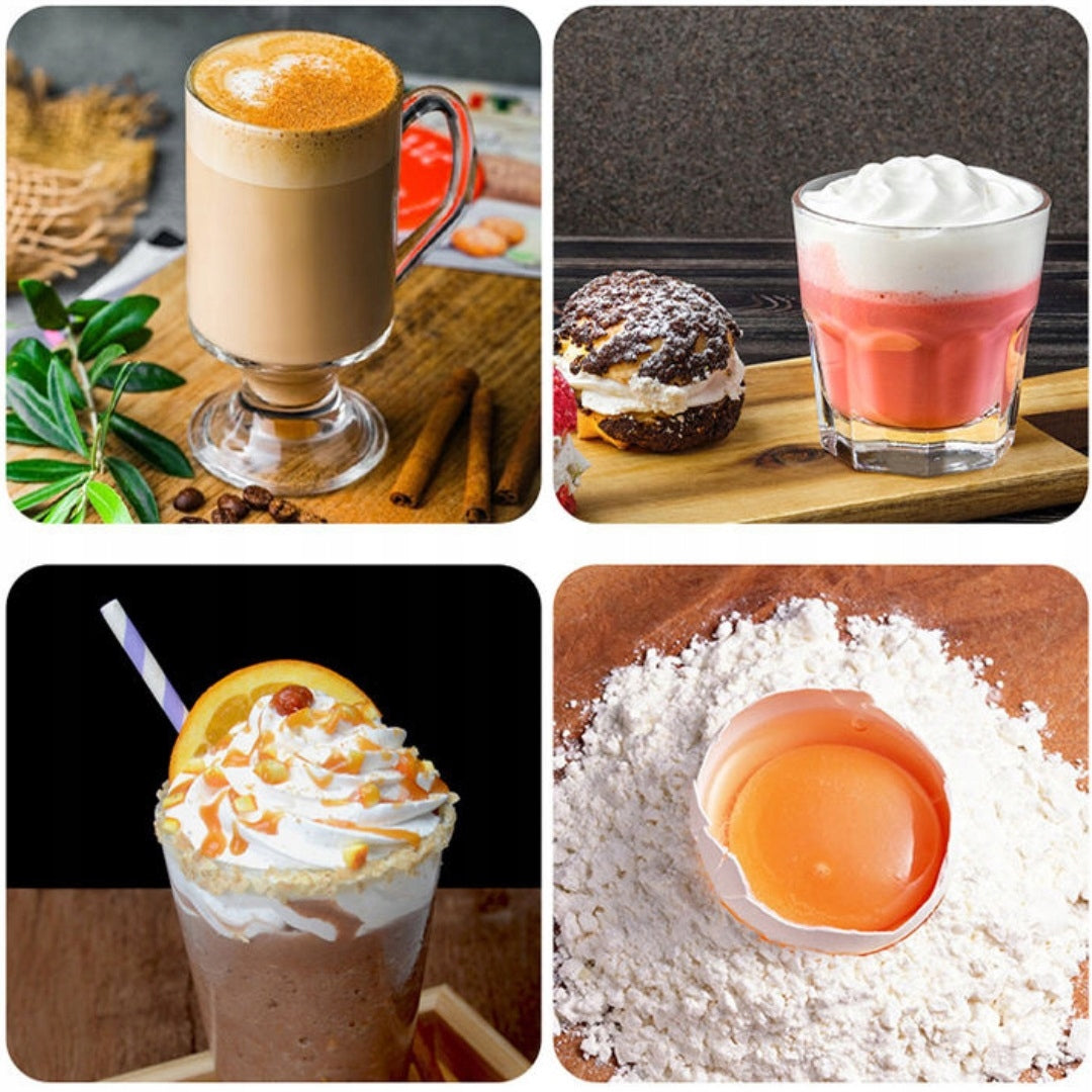 MILK FROTHER ELECTRIC COFFEE COCOA MINI MIXER BATTERY OPERATED MONTESSA Kind manual