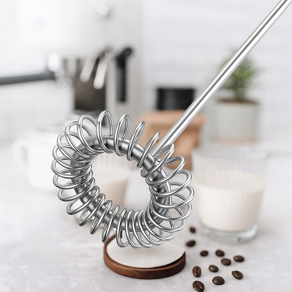 MILK FROTHER ELECTRIC COFFEE COCOA MINI MIXER BATTERY OPERATED MONTESSA Product weight with unit packaging 0.12 kg