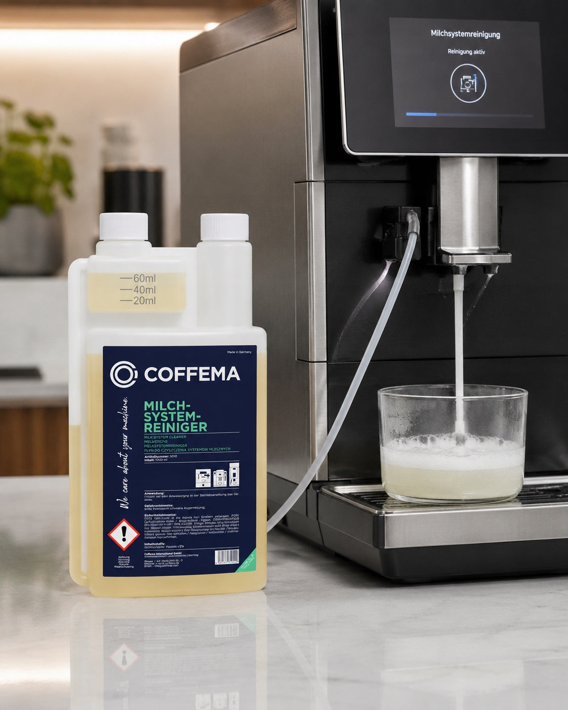 MILK SYSTEM CLEANER REMOVES DEPOSITS FROM MILK SYSTEM 1000ml Manufacturer code 4260167751559