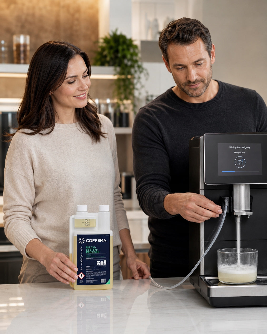 MILK SYSTEM CLEANER REMOVES DEPOSITS FROM MILK SYSTEM 1000ml Packaging status original
