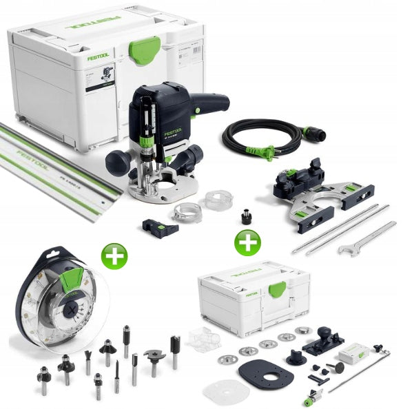 MILLING MACHINE OF 1010 FS SET EQUIPMENT, CUTTERS, RAIL FS 800 FESTOOL 578053