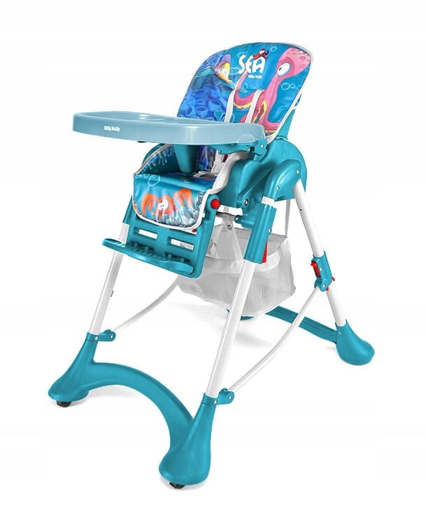 MILLY MALLY Active Bear High Chair Color blue multicolor