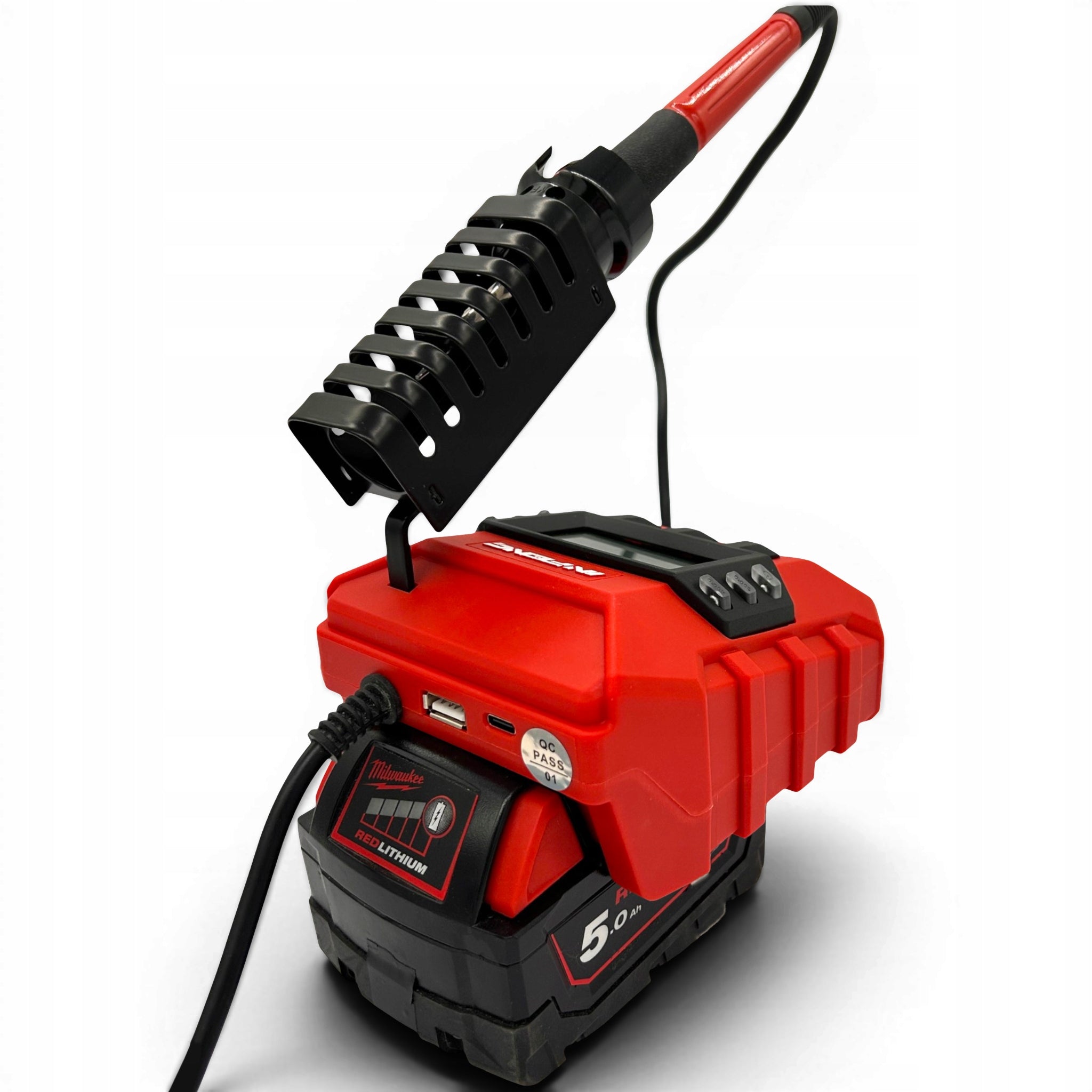 MILWAUKEE 18V BATTERY CORDLESS SOLDERING IRON M18 PORTABLE Power 60 W