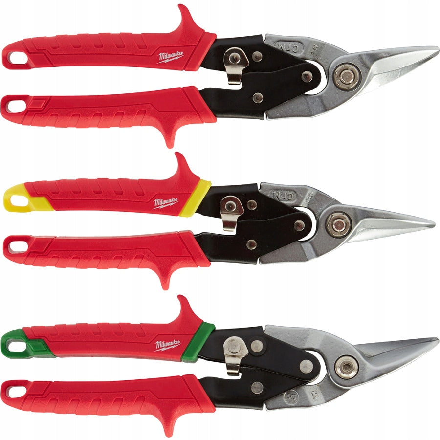 MILWAUKEE Shears for sheet metal 3 pieces Left, Right, Straight 4932499020 EAN (GTIN) 0045242503735