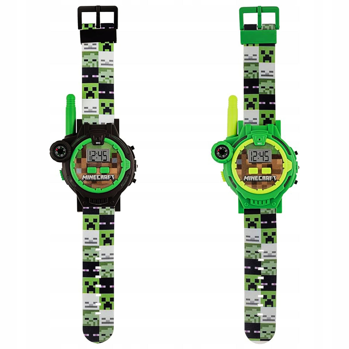 MINECRAFT Creeper Watch Set with walkie-talkie function, WALKIE-TALKIE EAN (GTIN) 5906555033799
