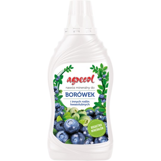 MINERAL FERTILIZER FOR BLUEBERRIES OF ACID-LOVING PLANTS 1L AGRECOL