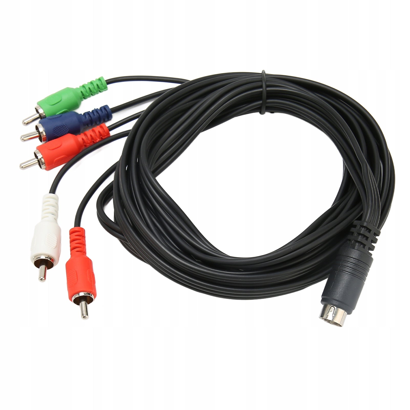 MINI 10-PIN AV DIN CABLE FOR REPLACEMENT 10-PIN DIN UP TO 5 RCA AV RI