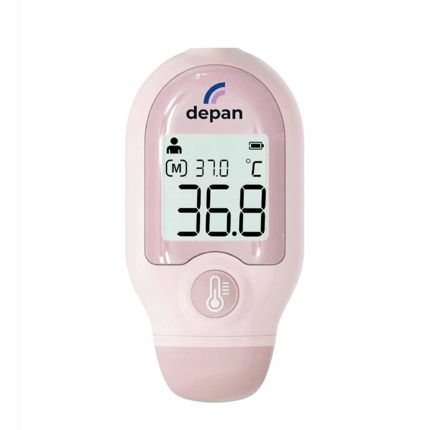 MINI 2-in-1 Non-Contact Thermometer, Front/Object, Depan DET-3022, Pink Medical device yes