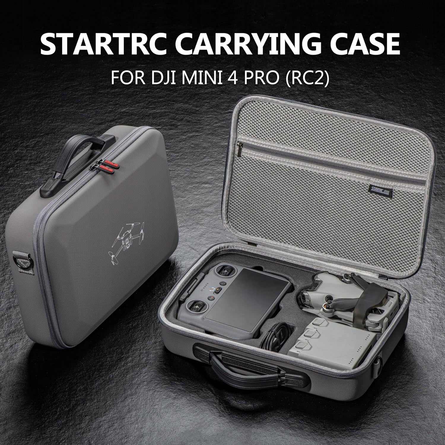 MINI 4 PRO PORTABLE TRAVEL BAG CASE FOR DJI MINI 4 PRO RC 2 SHOULDER BAG Manufacturer code 1129670