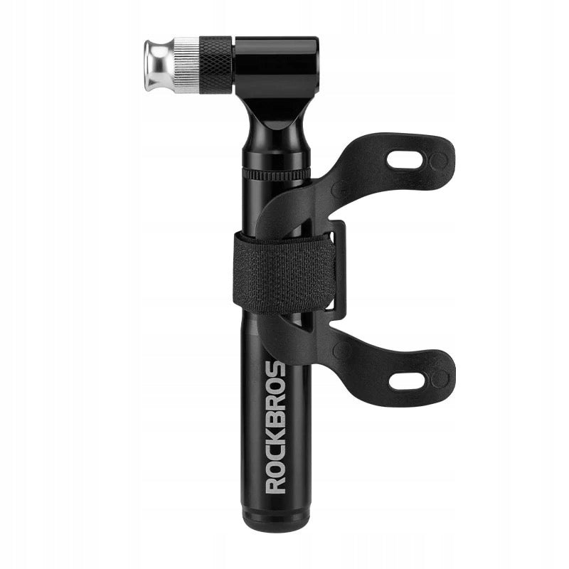 MINI ALUMINIUM BICYCLE PUMP FOR ROCKBROS FRAME Color black