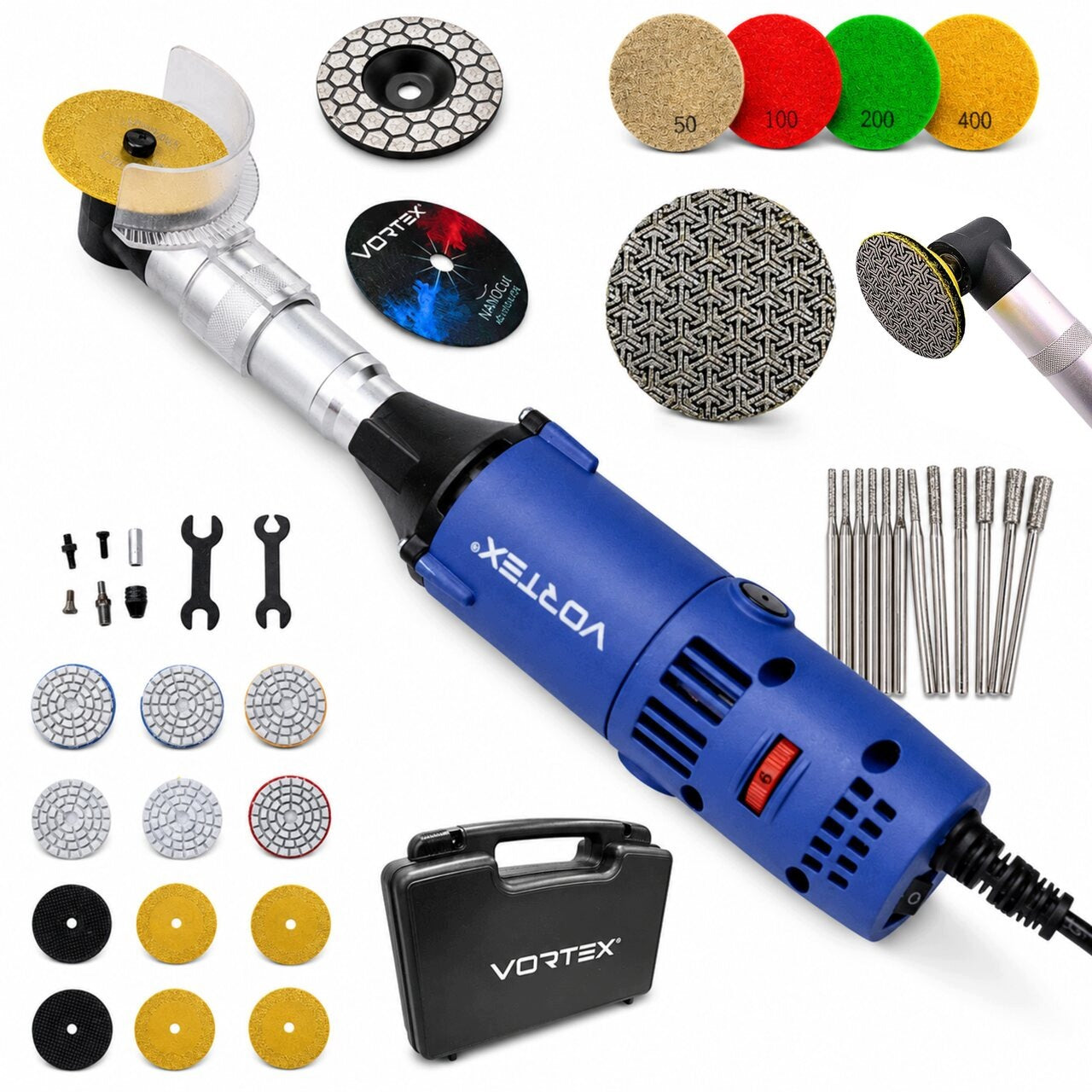 MINI ANGLE GRINDER NETWORK ADJUSTMENT STRONG 550W LARGE SET ACCESSORIES